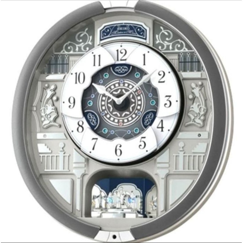 Seiko QXM366S QXM366 jam dinding seiko melody qxm 366 wall clock Seiko melody QXm366 Seiko melody