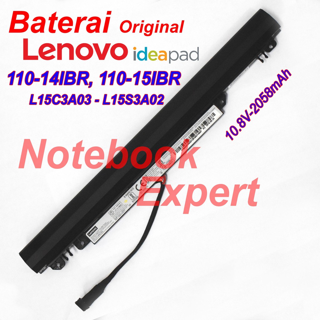 Batterie Ordinateur Portable K KYUER L15L3A03 Pour Lenovo IdeaPad 110 Series - 10.8V 28Wh