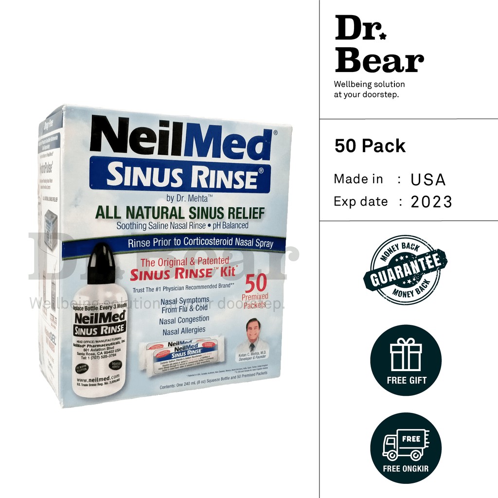 Jual Neilmed Sinus Rinse 50 Premixed | Shopee Indonesia
