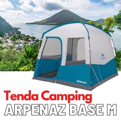 Tenda Camping Arpenaz Orang POLE SUPPORTED CAMPING LIVING AREA PERSON  BASE ARPENAZ M QUECHUA