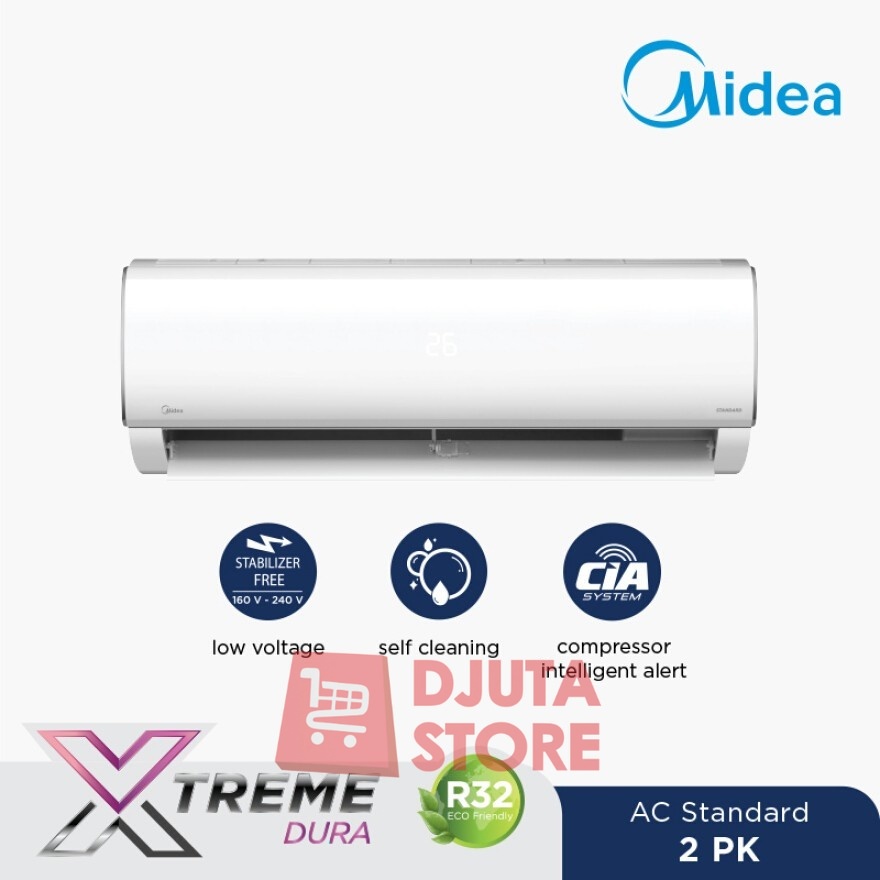 Jual MIDEA AC Standard 2 PK R32 Series MSAF-18CRN2 | Shopee Indonesia
