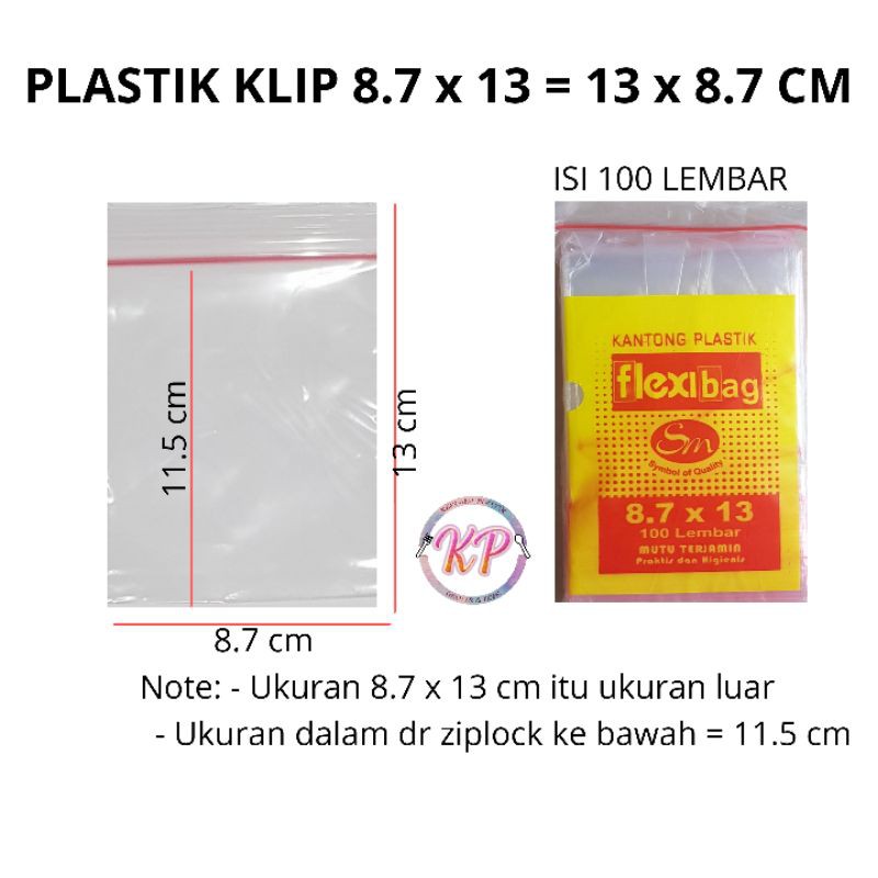 Jual Plastik Klip 8x12 87x13 10x15 Ziplock Zipper Isi 100 Pcs Shopee Indonesia 9387