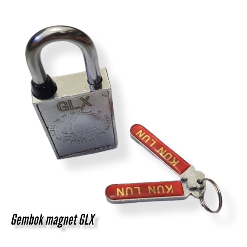 Jual GLX Gembok Magnet Ukuran 30mm & 40mm Tanpa Lubang Kunci Magnetic ...