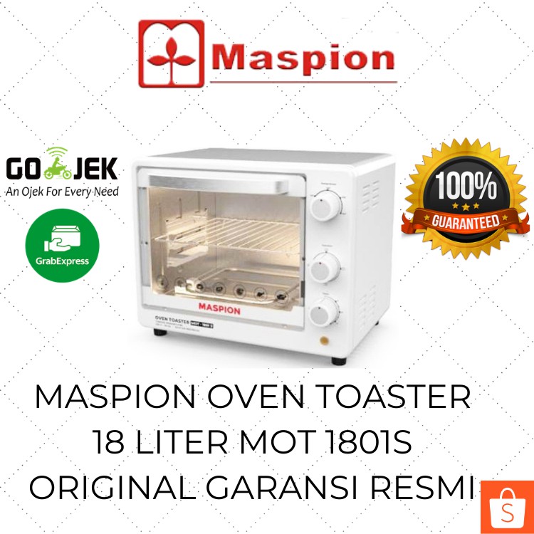 Jual Maspion Oven Toaster Listrik 18 Liter MOT 1801S / Oven Tungku ...