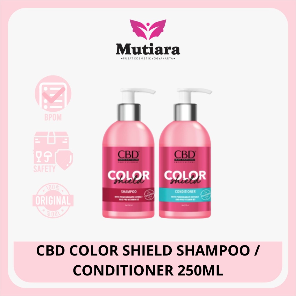 Jual Cbd Color Shield Shampoo Conditioner Pomegranate 250ml Shopee Indonesia 5410