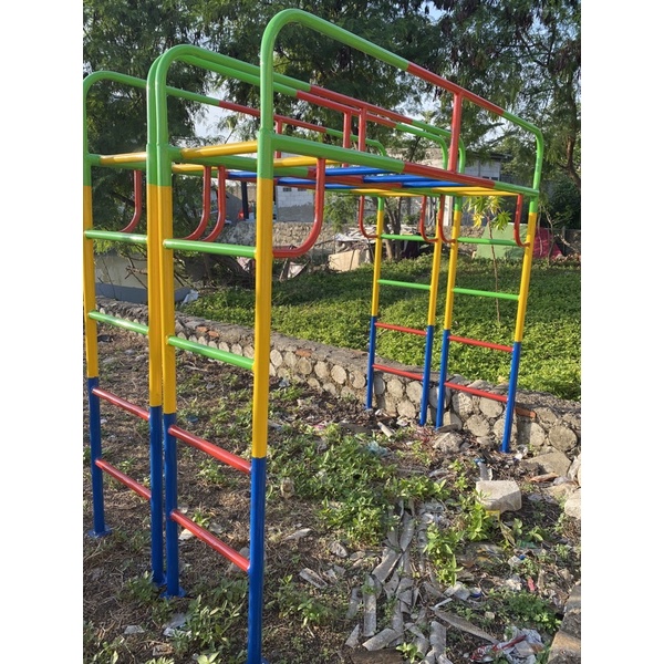 Jual tangga majemuk monkeybar anak paud harga perunit mainan panjatan
