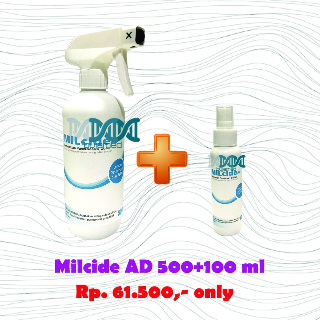 Jual Milcide AD Spray - Surface Desinfektan - Desinfektan Permukaan 500 ...