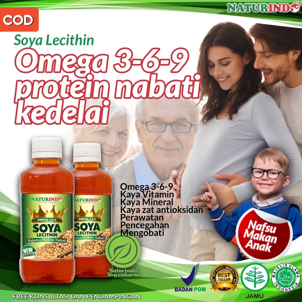 Jual Omega 3 6 9 Protein Nabati Vitamin Otak Anak Cerdas Penambah Nafsu