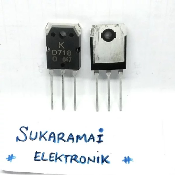 Jual Transistor D 718 D718 ORIGINAL Asli | Shopee Indonesia