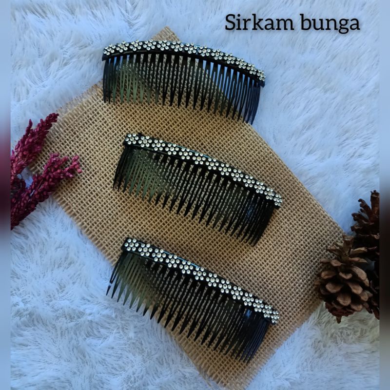 Jual Sirkam rambut sirkam polos sirkam bunga | Shopee Indonesia