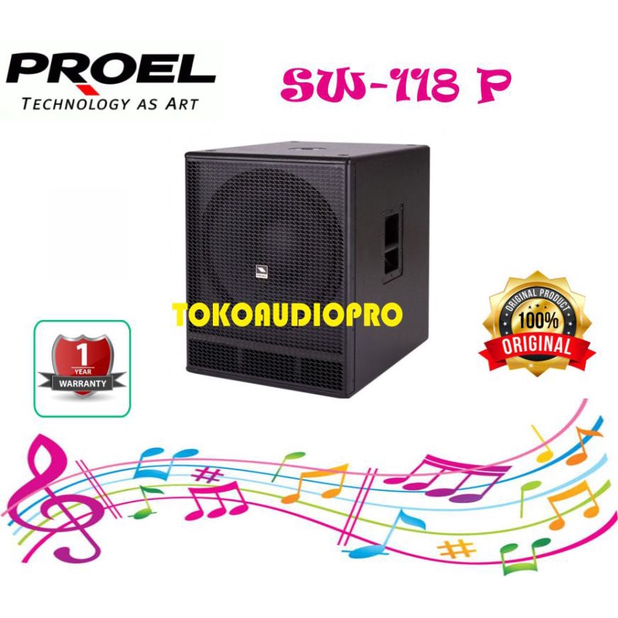 Jual Subwoofer Proel SW118P 18 Inch Passive Subwoofer Pasif Original Shopee Indonesia