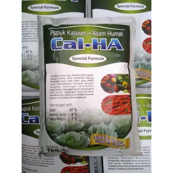 Jual CAL HA 1kg pupuk kalsium + asam humat. Calha 1kg | Shopee Indonesia