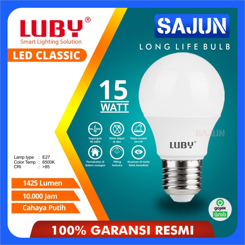 Jual Lampu Bohlam Led Luby Classic Watt Shopee Indonesia