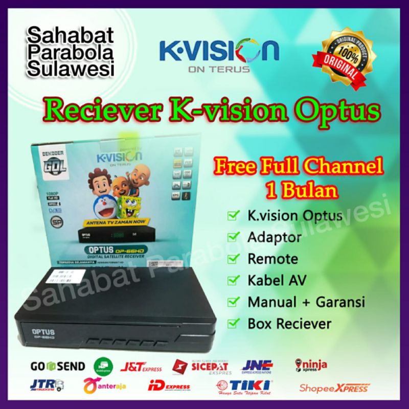Jual RECEIVER K-VISION GOL OPTUS OP-66HD #EURO2024 | Shopee Indonesia