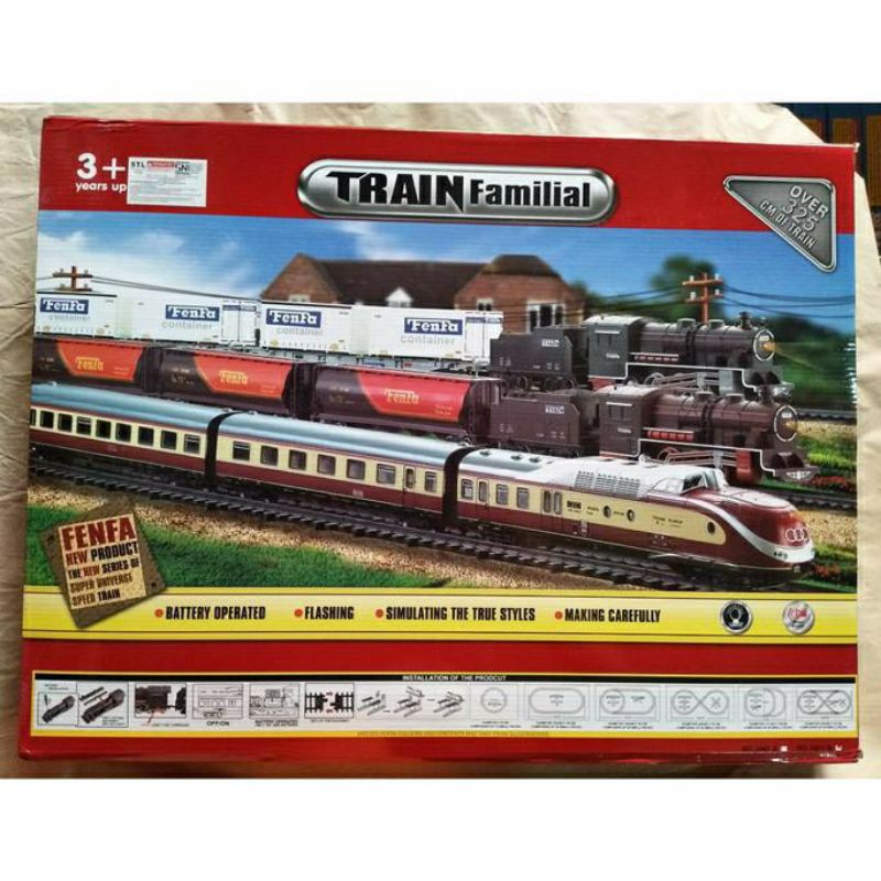 Jual mainan kereta api / miniatur kereta api FENFA / kereta api klasik ...