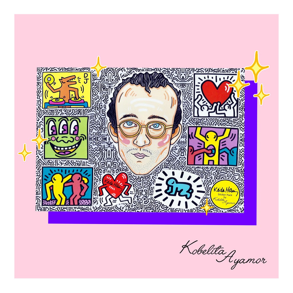 Jual Sticker Pack Keith Haring | Shopee Indonesia