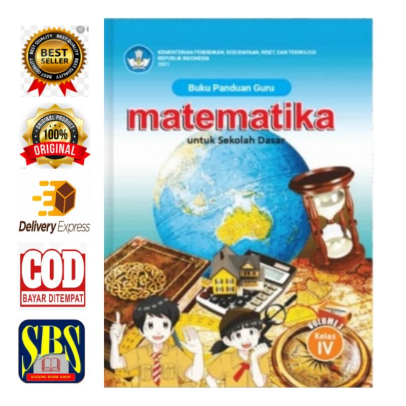 Jual Buku Panduan Guru MATEMATIKA untuk Sekolah Dasar Kelas 4 Volume 1 ...