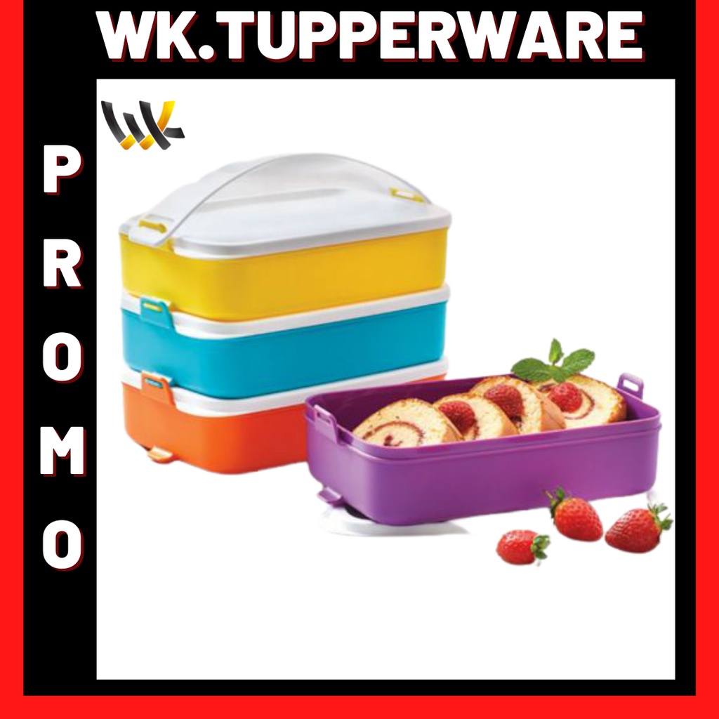 Jual 4 SUSUN RANTANG TUPPERWARE RANTANG 4 SUSUN PLASTIK RANTANG 4 ...