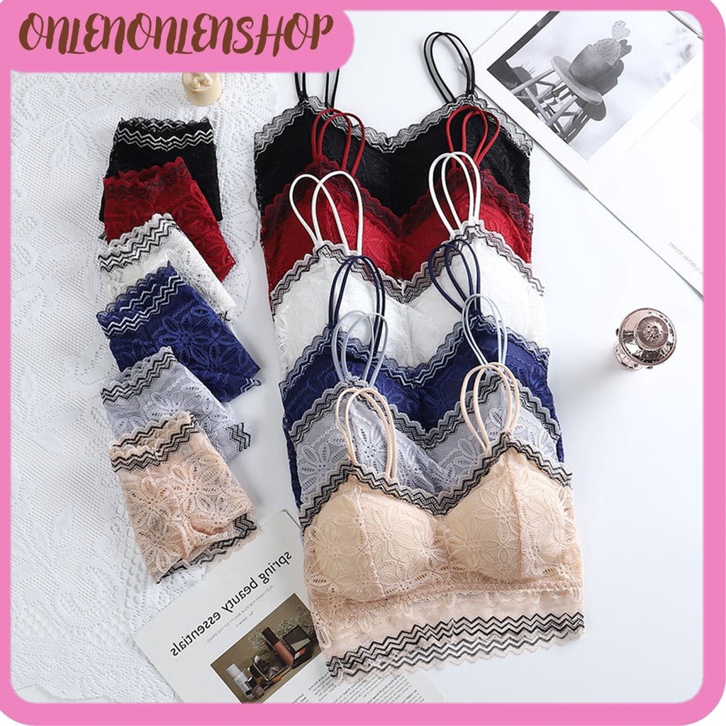 Jual OOS B420 BRA SET + CELANA DALAM CD BH SET BROKAT BRALETTE RENDA ...