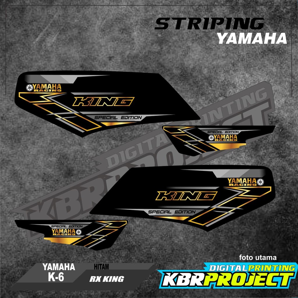 Jual Rx King Striping Motor Yamaha Motor Sticker Variasi Racing K