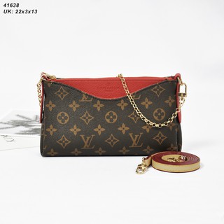 TAS LV PALLAS MINI 41638//TAS SELEMPANG MINI//TAS BRANDED//TAS IMPORT//TAS  CANTIK//TAS MEWAH//KOREAN