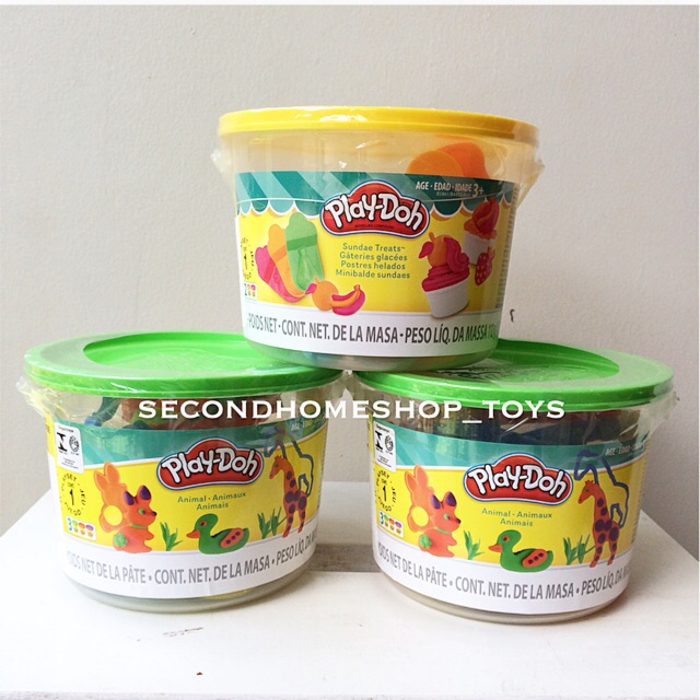 Jual Playdoh Animal Activities Bucket Sundae Treats playdoh murah Shopee Indonesia