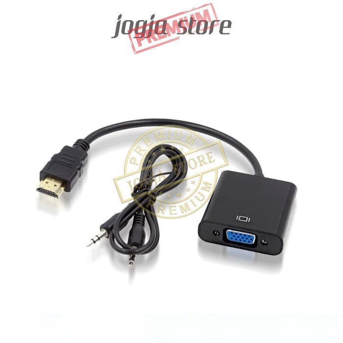 Jual Kabel Adapter Konektor Hdmi Ke Vga Female With Audio Pc Lcd