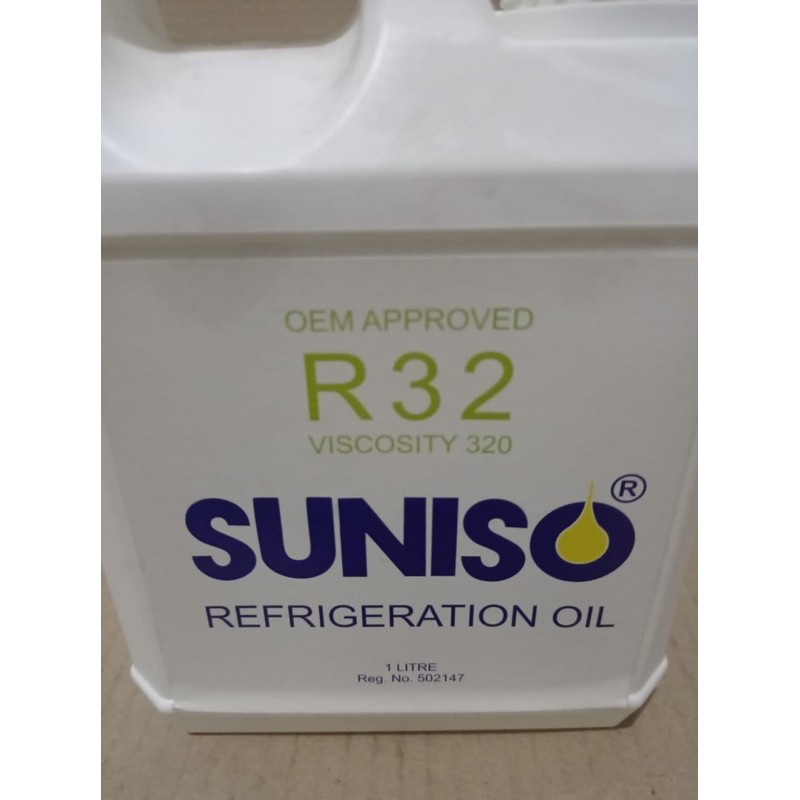 Jual OLI KOMPRESOR AC R32 / REFRIGERATION OIL SUNISO 1 LITER | Shopee ...
