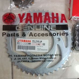 Jual Gear Gir Rantai Set Assy Pa Vixion New Nvl Original Ori