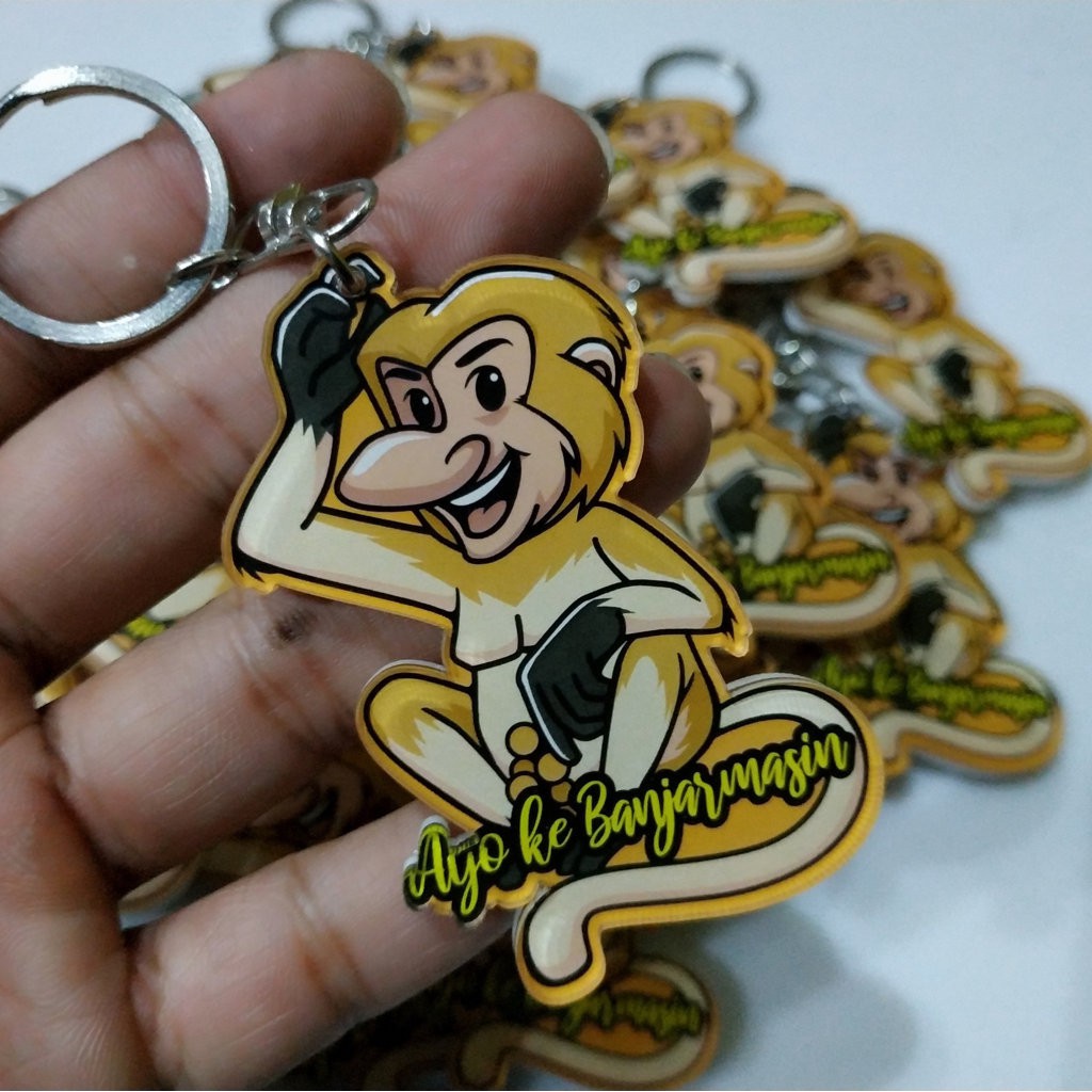 Jual GANTUNGAN KUNCI AKRILIK / ACRYLIC KEYCHAIN CUSTOM / CUTTING LASER ...