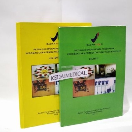 Jual 1 PAKET BUKU CPOB JL.1,2 2012 (PETUNJUK OPERASIONAL PENERAPAN ...