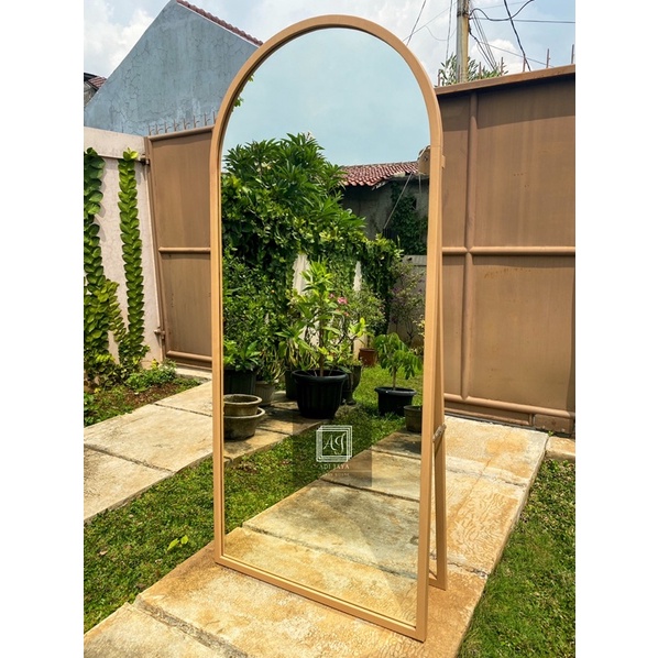 Jual Normal Frame Standing Arch cermin hias custom ukuran | Shopee ...