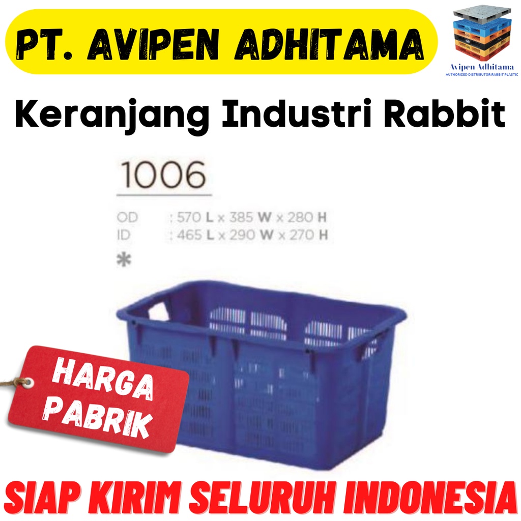 Jual Keranjang Plastik Kotak Serbaguna Jakarta Merk Rabbit Keranjang ...