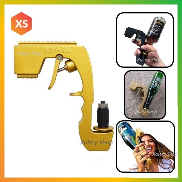 Jual Beer Gun Shooter Bubbly Blaster Metal Champagne for Party