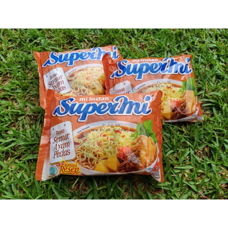 Jual Supermi Rasa Semur Ayam Pedas Mie Jadul Shopee Indonesia