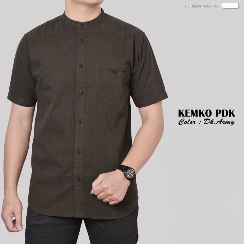 Jual Kemeja Koko Kemko Kemeja Pria Kerah Sanghai Lengan Pendek Brand Agera Shopee Indonesia