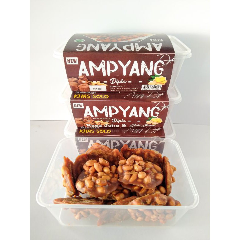 Jual Ampyang Jahe 300 Gr Toples Gula Kacang Murah Ampyang Kacang Gula