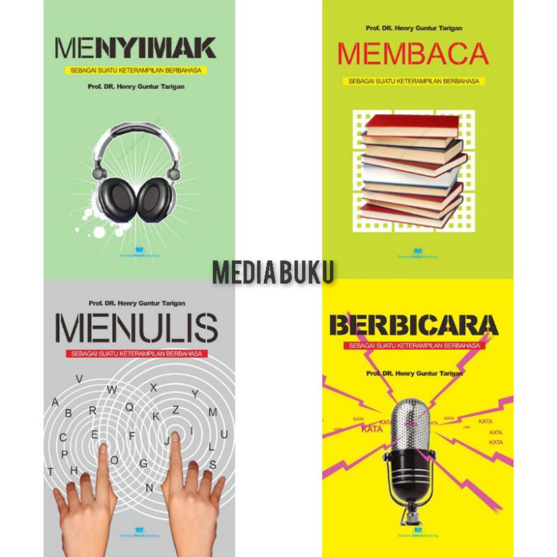 Jual Buku Menyimak Membaca Menulis Berbicara Sebagai Suatu