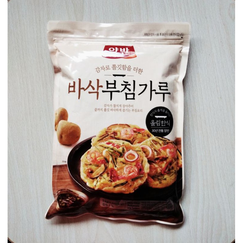 Jual Korean Pancake Mix/Basak Bucim Karu/Tepung Bakwam 1kg Shopee