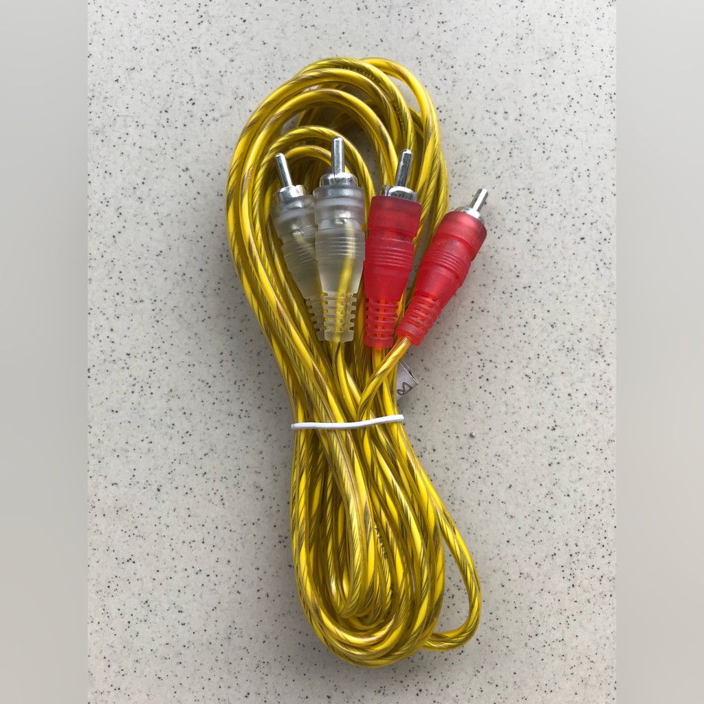 Jual Kabel 2 RCA to 2 RCA 2.25M / Kabel 2 ke 2 pin | Shopee Indonesia
