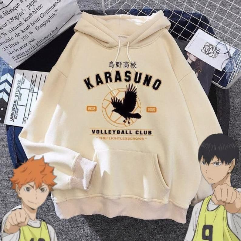 Jual [COD] HOODIE KARASUNO VOLLEYBALL CLUB [MXXL] UNISEX [KATUN FLEECE