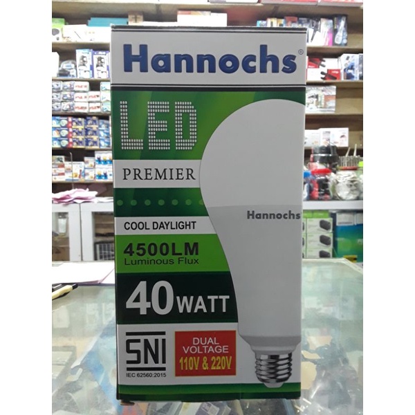 Jual Hannochs Led 40 Watt Lampu Bias Bohlam Putih Murah | Shopee Indonesia