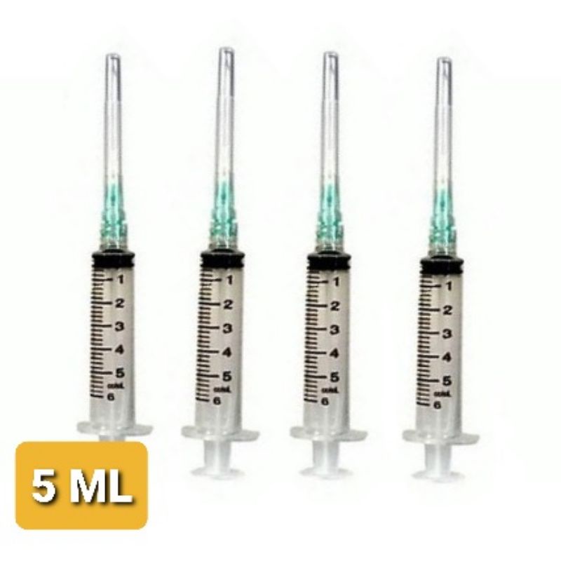 Jual Spuit / Syringe / Suntikan & Jarum isi ulang refill tinta 5ml 5 ml ...