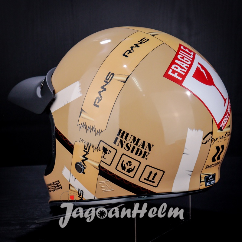 Jual PX HELM JP SIGNATURE HUMAN INSIDE RANS SE | CAPUCCINO GLOSS ...