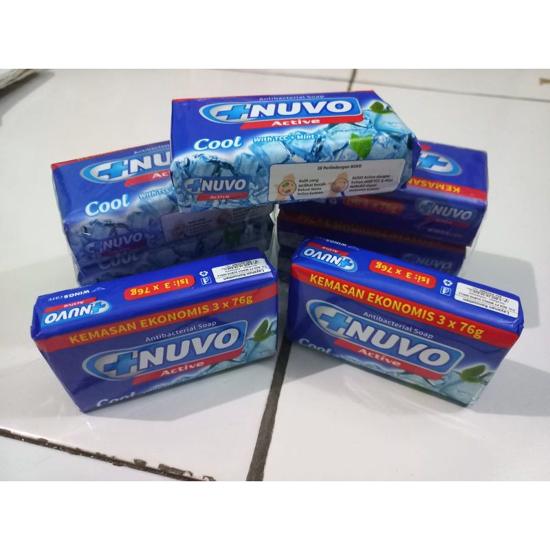 Jual Sabun Batang Nuvo Isi 3 65gr Shopee Indonesia