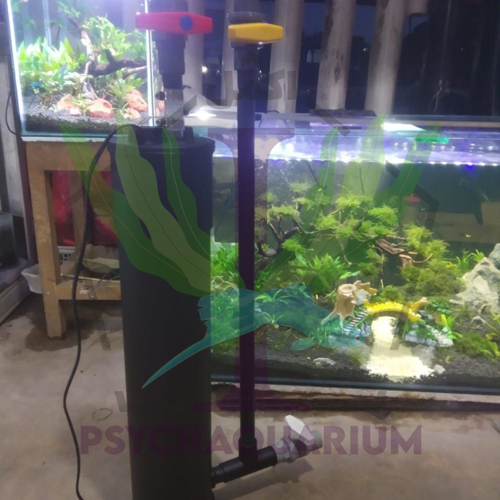 Jual Filter canister DIY pH 1600 complete media filter aquarium