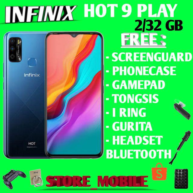 Jual INFINIX HOT PLAY 2/32 RAM 2GB ROM 32GB RAM 4/64 GARANSI