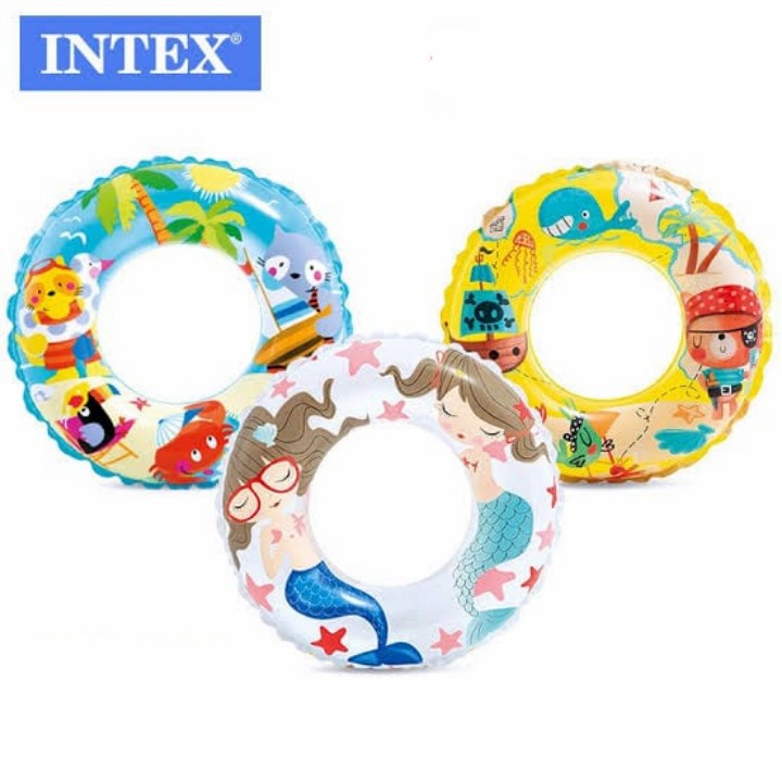 Jual Intex Pelampung Ban Renang Anak Bulat Swim Ring Intex 59242 ...