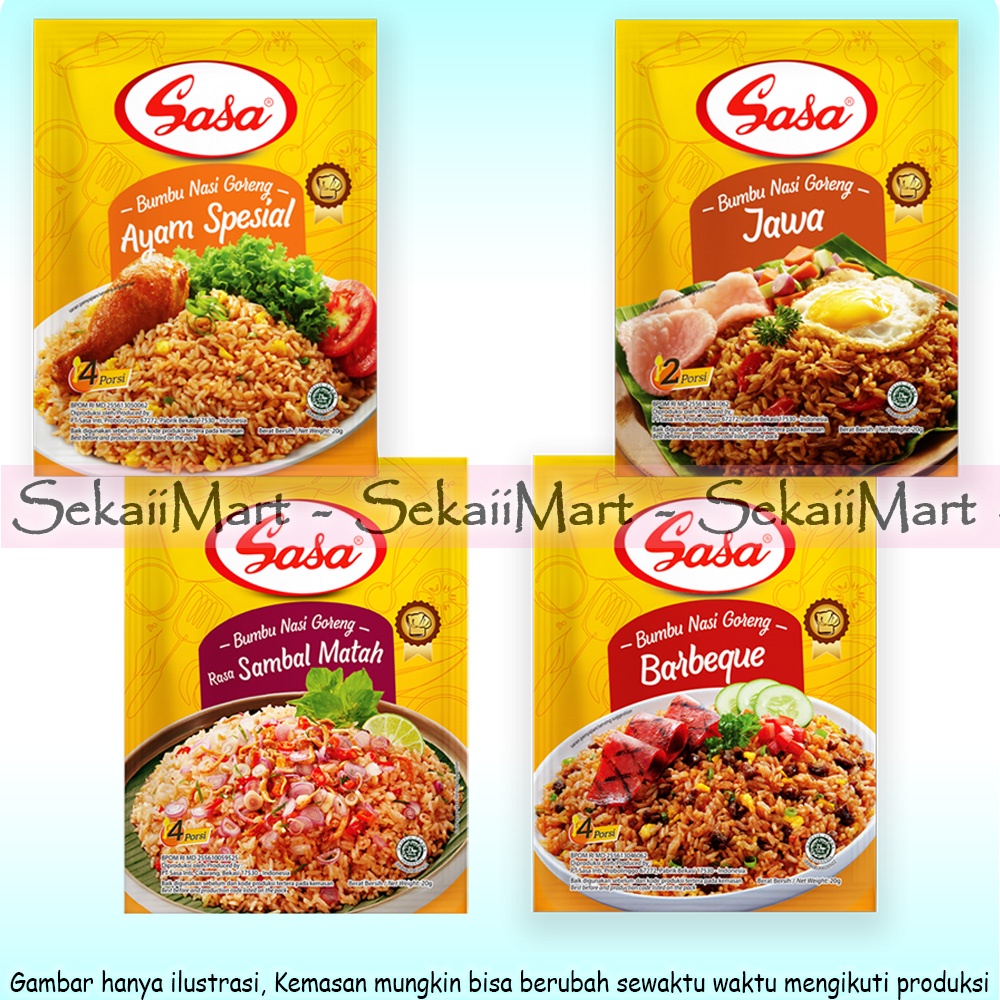 Sasa Fried Rice Seasoning Mix Javanese Style (Nasi Goreng Jawa) 20