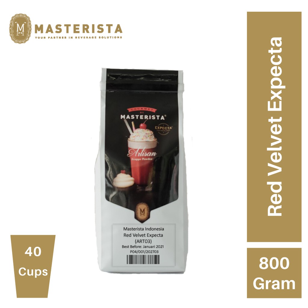 Jual Masterista Indonesia Bubuk Minuman Red Velvet 800gr Shopee Indonesia 9551